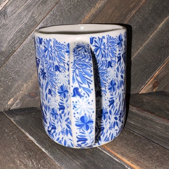 Anthropologie Folksong Monogram Mug Letter X - NEW - Picture 7 of 10